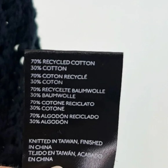 ⭐Free people We The Free Care Stanley Black Crochet Button Up Vest Top Size S - Picture 7 of 10